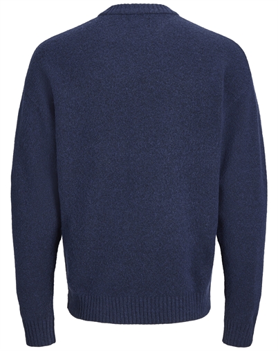 Jack & Jones - JJESoho Ollie Knit Crew Neck - Navy Blazer